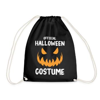 Halloween Costume Creepy - Drawstring Bag - black - Front