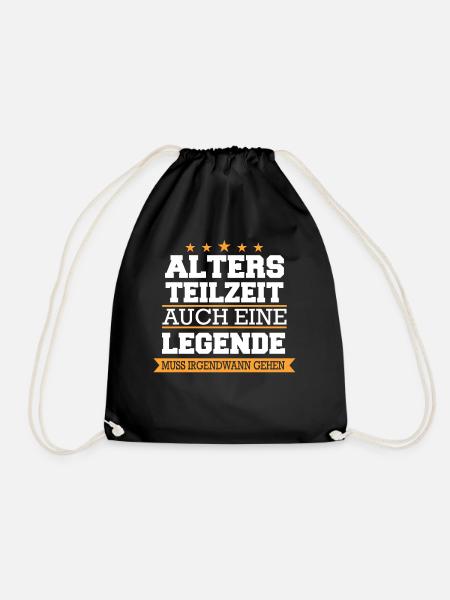 Altersteilzeit ATZ - Turnbeutel - Schwarz