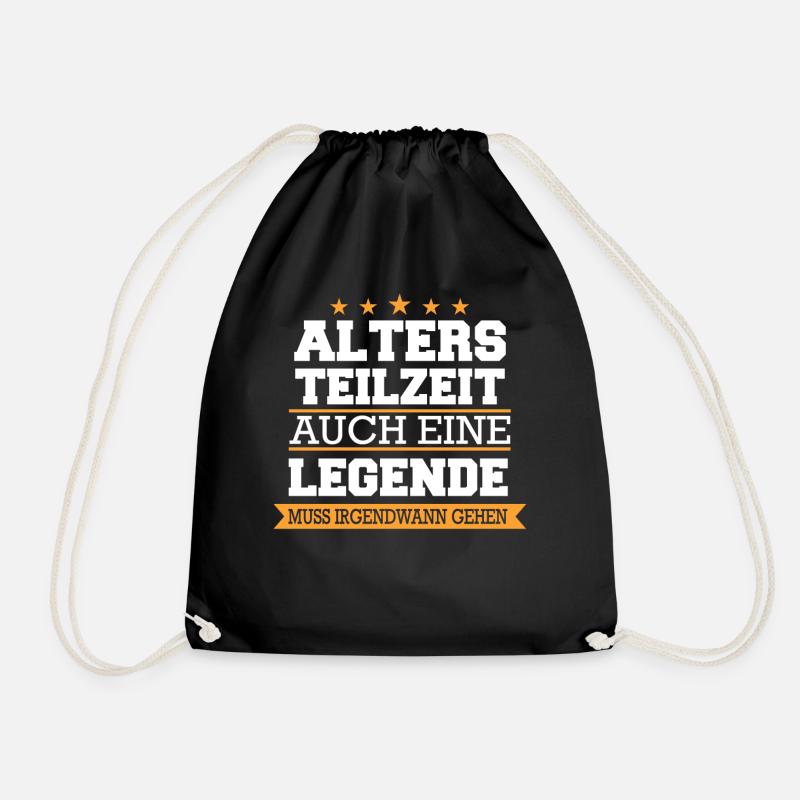 Altersteilzeit ATZ - Turnbeutel - Schwarz
