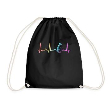 Cor ténor Instrument de cor ténor - Sac de sport léger - noir - Devant