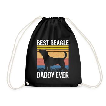 Meilleur Beagle Daddy Ever Dog Lover Dog Possessions - Sac de sport léger - noir - Devant