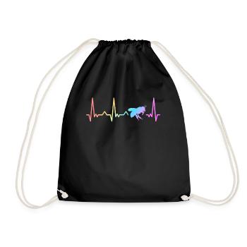 Abeilles, apiculteurs, apiculteurs - Sac de sport léger - noir - Devant