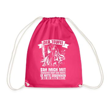 Ritter Tempelritter Kostüm Kreuzritter Mittelalter - Turnbeutel - Fuchsia - Vorne