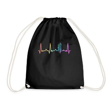 Corn Corn Cob Farmer - Drawstring Bag - black - Front