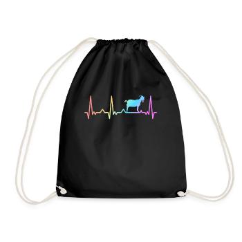 Chèvre Chèvres Chèvre Chèvre - Sac de sport léger - noir - Devant