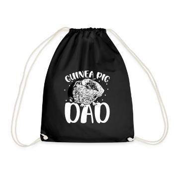 Propriétaire de cochon d’Inde - Papa cochon d’Inde - Sac de sport léger - noir - Devant