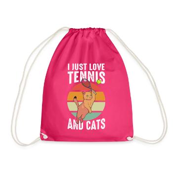 Joueur de tennis - Sac de sport léger - fuchsia - Devant