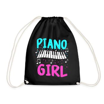Piano Klavier Pianiste Instrument - Sac de sport léger - noir - Devant