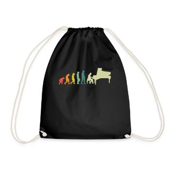 Piano Klavier Pianiste Instrument - Sac de sport léger - noir - Devant