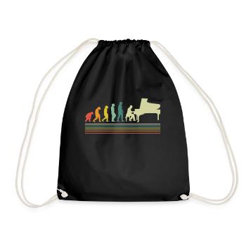 Piano Klavier Pianiste Instrument - Sac de sport léger - noir - Devant