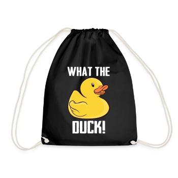 Canards en caoutchouc Salle de bain Canard jaune - Sac de sport léger - noir - Devant