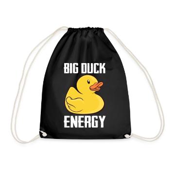 Canards en caoutchouc Salle de bain Canard jaune - Sac de sport léger - noir - Devant
