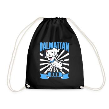 Dalmatian Dad - Dalmatiner - Turnbeutel - Schwarz - Vorne