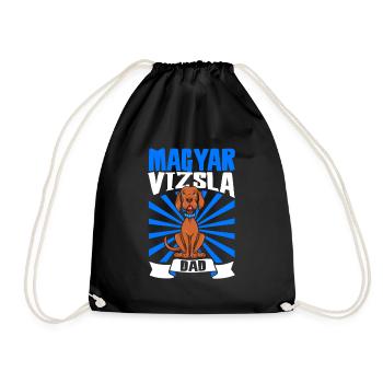 Magyar Vizsla Dad - Magyar Vizsla - Turnbeutel - Schwarz - Vorne