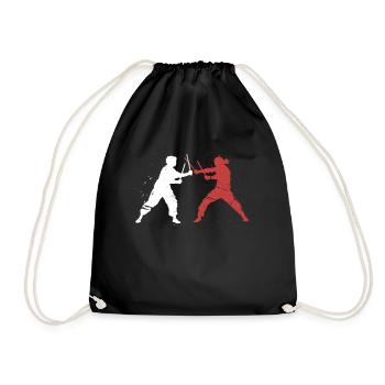 Eskrima Escrima Combattant d’arts martiaux philippins FMA - Sac de sport léger - noir - Devant