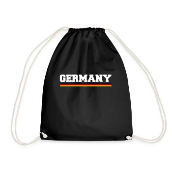 Allemagne Drapeau allemand Nation Pays - Sac de sport léger - noir - Devant