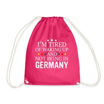 Allemagne Drapeau allemand Nation Pays - Sac de sport léger - fuchsia - Devant