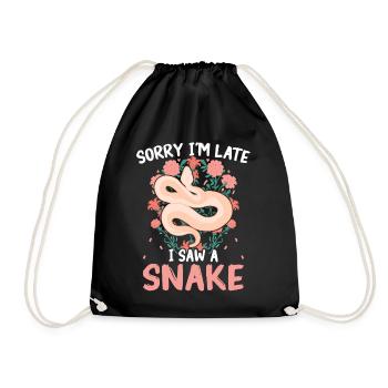 Serpent, Serpent, Animal - Sac de sport léger - noir - Devant