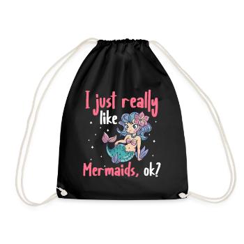 Mermaid Fable Mermaids Conte de fées - Sac de sport léger - noir - Devant