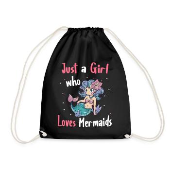 Mermaid Fable Mermaids Conte de fées - Sac de sport léger - noir - Devant
