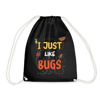 Insect Entomologist Biology - Drawstring Bag - black - Front
