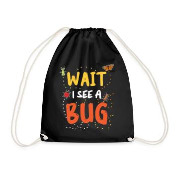 Insect Entomologist Biology - Drawstring Bag - black - Front