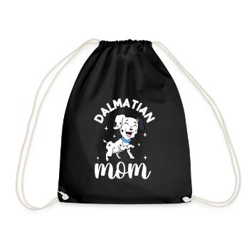 Maman dalmate - Dalmatiner - Sac de sport léger - noir - Devant