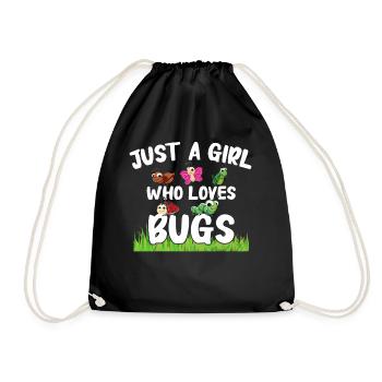 Insect Entomologist Biology - Drawstring Bag - black - Front