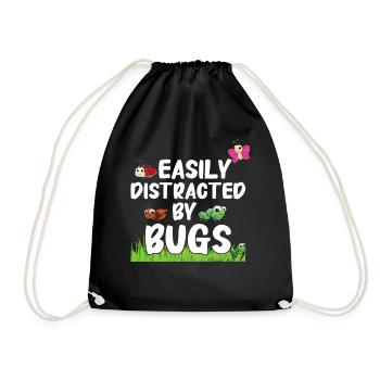 Insect Entomologist Biology - Drawstring Bag - black - Front