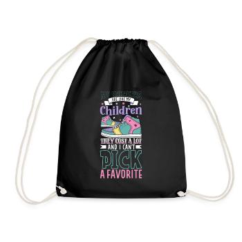 Sneakers are like kids - Sneakerhead - Drawstring Bag - black - Front