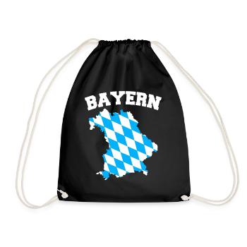 Free State of Bavaria Bavarian - Drawstring Bag - black - Front