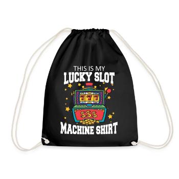 Casino Jeux de hasard Casino Las Vegas Joueurs - Sac de sport léger - noir - Devant