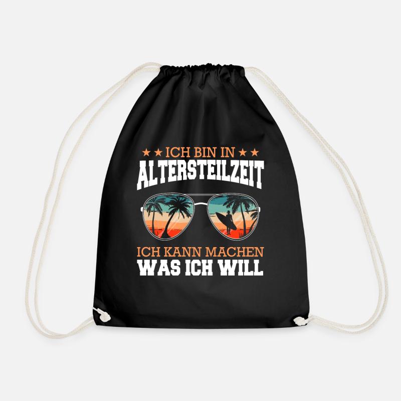 Altersteilzeit ATZ - Turnbeutel - Schwarz