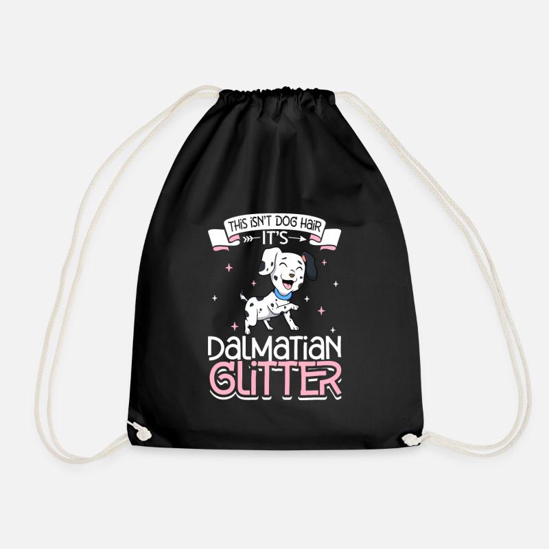 Dalmatian Glitzer - Turnbeutel - Schwarz