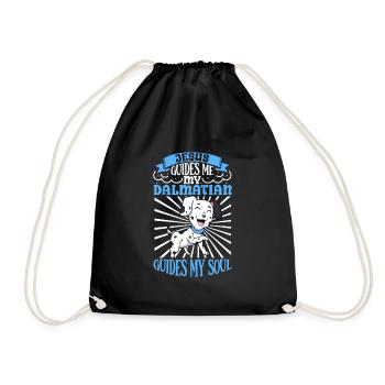 Jésus et mon Dalmatien - Sac de sport léger - noir - Devant