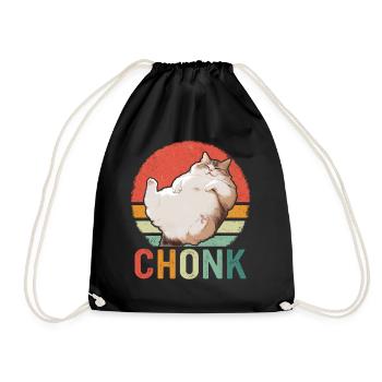 Chat, Amoureux Des Chats, Propriétaire De Chat, Chaton - Sac de sport léger - noir - Devant