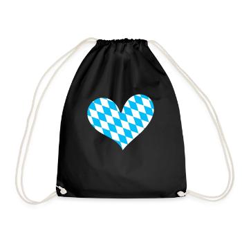 Free State of Bavaria Bavarian - Drawstring Bag - black - Front