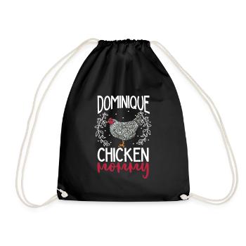 Dominique Maman - Sac de sport léger - noir - Devant