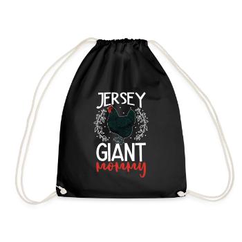 Jersey Giant Mama - Turnbeutel - Schwarz - Vorne