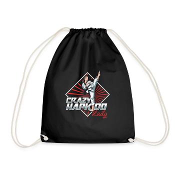 Dame Hapkido Folle - Sac de sport léger - noir - Devant