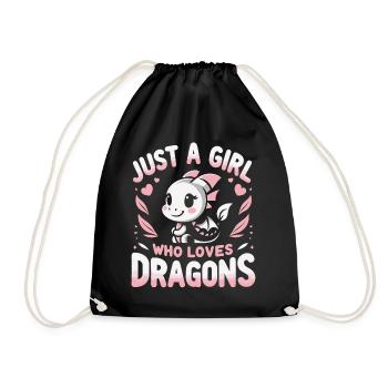 Dragon Mystique Dragon Fantaisie - Sac de sport léger - noir - Devant