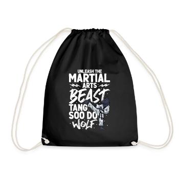 Martial Arts Beast - Tang so Do - Drawstring Bag - black - Front