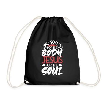 Jesus for the soul - For the body Tang so Do - Drawstring Bag - black - Front