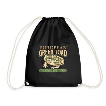 Green Toad - Drawstring Bag - black - Front