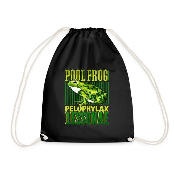 Grenouille de piscine - Sac de sport léger - noir - Devant