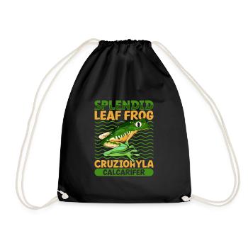 Magnificent Frog - Drawstring Bag - black - Front