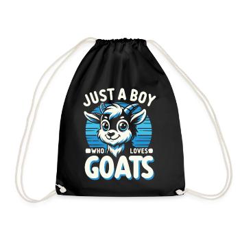 Chèvre Chèvre Animal Chèvre - Sac de sport léger - noir - Devant