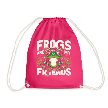 Crapaud grenouille - Sac de sport léger - fuchsia - Devant