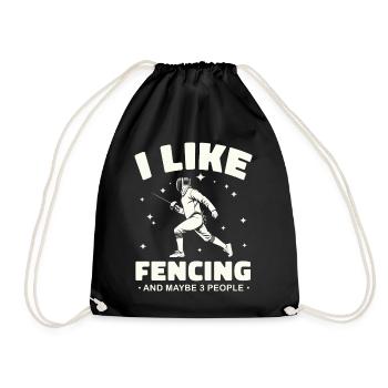 Escrimeur - Sac de sport léger - noir - Devant