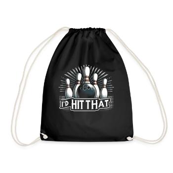 Bowling Bowler Pin Ball Bowling Ball - Sac de sport léger - noir - Devant
